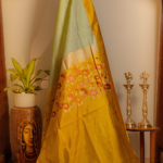 Banarasi Korra Jamdhani Pattu Saree